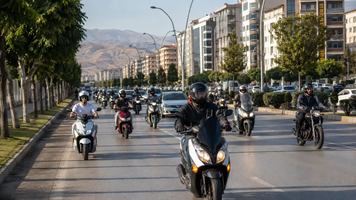 Malatya’da Motosiklet Sayısı 5 Yılda Yüzde 124 Arttı